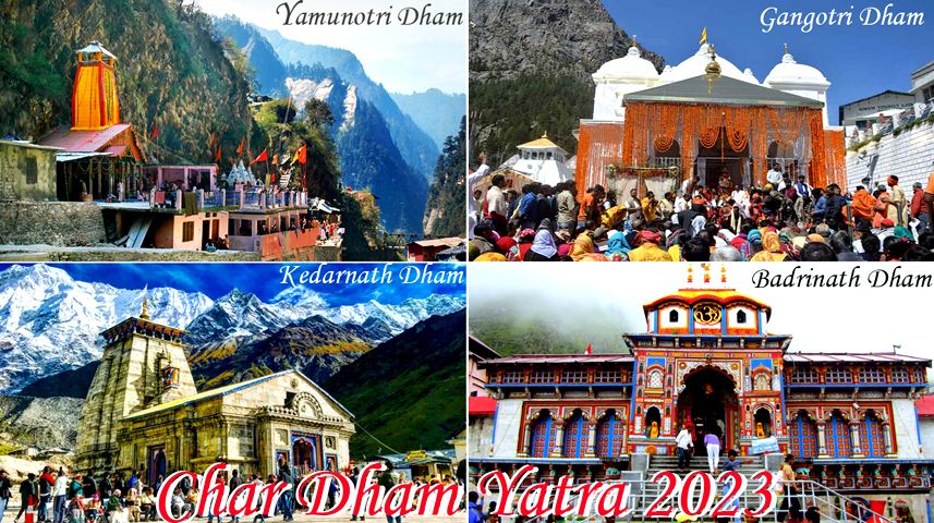 Char Dham : Yamunotri, Gangotri, Kedarnath, Badrinath Yatra Uttrakhand India
